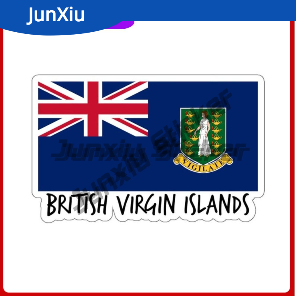 Laptop Accessories Gifts - Britische Jungfrauinseln Flagge Geschenkaufkleber Zubehör Auto