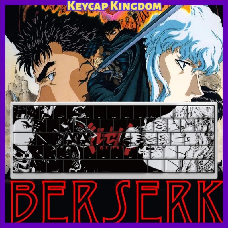 Laptop Accessories Gifts - BERSERK Theme Anime Keycap 98 Tasten