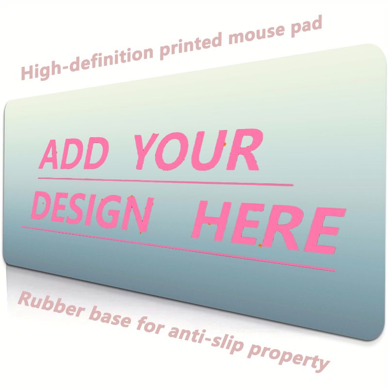 Laptop Accessories Gifts - Individuelles Foto-Gaming-Mauspad Personalisierte Bild-Schreibtischunterlage Maßgefertigtes Großes
