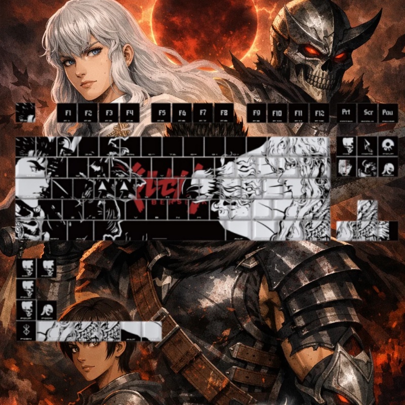 BERSERK Theme Anime Keycap 98  – Laptop Accessories Gifts Bewertung und Preis