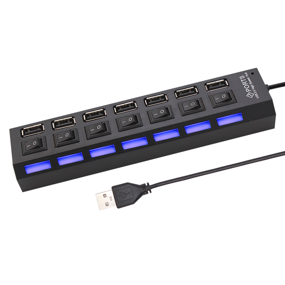 7-Port-USB-2.0-Hub-Splitter fü – Laptop Accessories Wholesale Bewertung und Preis